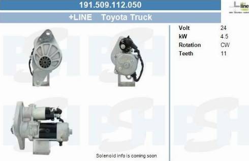 PSH 191.509.112.050 - Käynnistinmoottori inparts.fi
