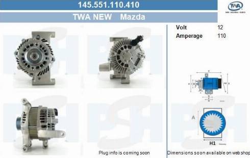 PSH 145.551.110.410 - Laturi inparts.fi