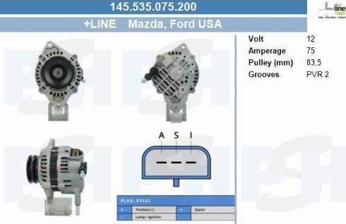 PSH 145.535.075.200 - Laturi inparts.fi