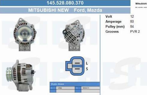 PSH 145.528.080.370 - Laturi inparts.fi