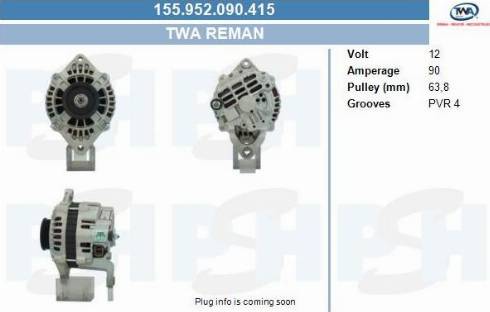 PSH 155.952.090.415 - Laturi inparts.fi