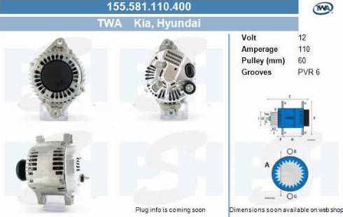 PSH 155.581.110.400 - Laturi inparts.fi