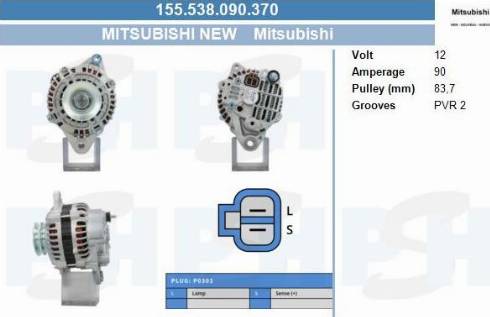 PSH 155.538.090.370 - Laturi inparts.fi