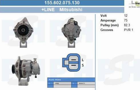 PSH 155.602.075.130 - Laturi inparts.fi