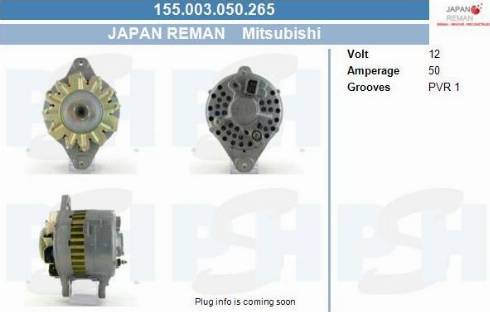 PSH 155.003.050.265 - Laturi inparts.fi