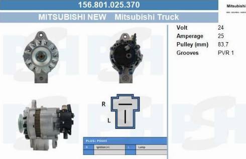 PSH 156.801.025.370 - Laturi inparts.fi