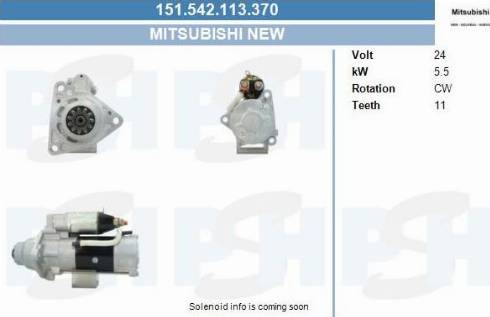 PSH 151.542.113.370 - Käynnistinmoottori inparts.fi
