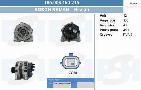 PSH 165.906.150.215 - Laturi inparts.fi