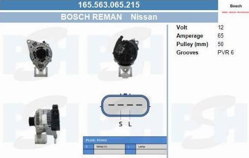 PSH 165.563.065.215 - Laturi inparts.fi