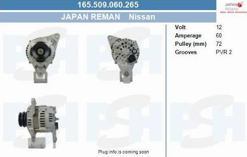 PSH 165.509.060.265 - Laturi inparts.fi