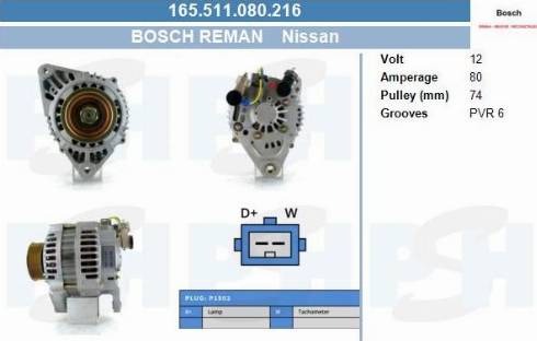 PSH 165.511.080.216 - Laturi inparts.fi