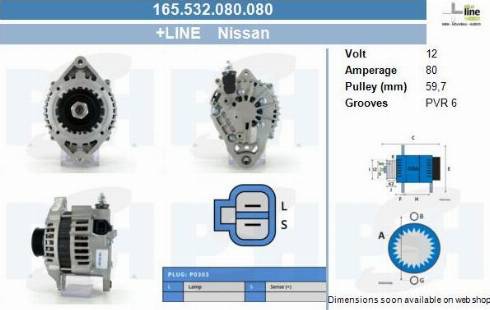 PSH 165.532.080.080 - Laturi inparts.fi