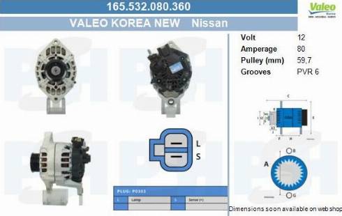 PSH 165.532.080.360 - Laturi inparts.fi