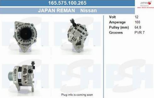 PSH 165.575.100.265 - Laturi inparts.fi