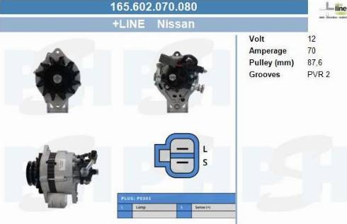 PSH 165.602.070.080 - Laturi inparts.fi