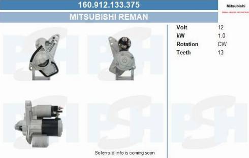 PSH 160.912.133.375 - Käynnistinmoottori inparts.fi