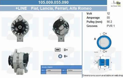 PSH 105.009.055.090 - Laturi inparts.fi