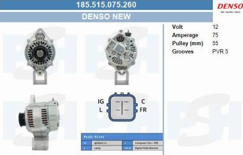 PSH 185.515.075.260 - Laturi inparts.fi