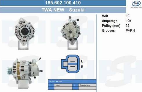 PSH 185.602.100.410 - Laturi inparts.fi