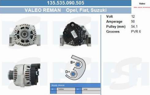 PSH 135.535.090.505 - Laturi inparts.fi