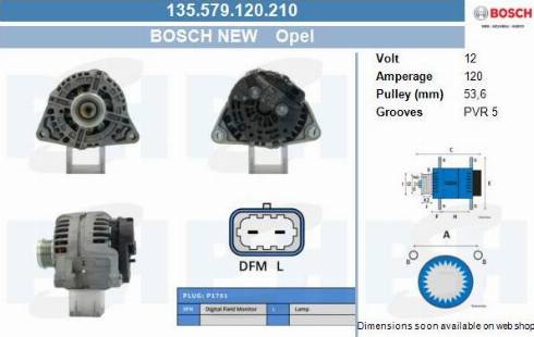 PSH 135.579.120.210 - Laturi inparts.fi