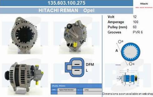 PSH 135.603.100.275 - Laturi inparts.fi