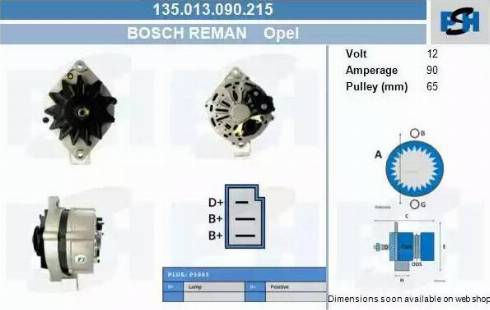 PSH 135.013.090.215 - Laturi inparts.fi