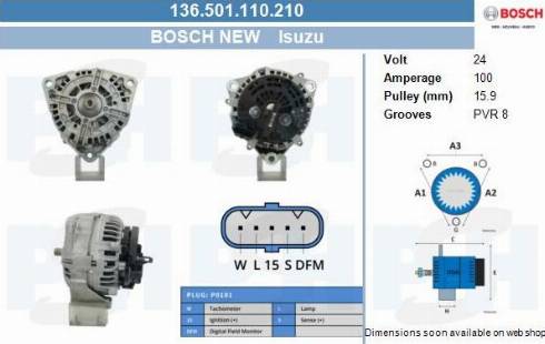 PSH 136.501.110.210 - Laturi inparts.fi