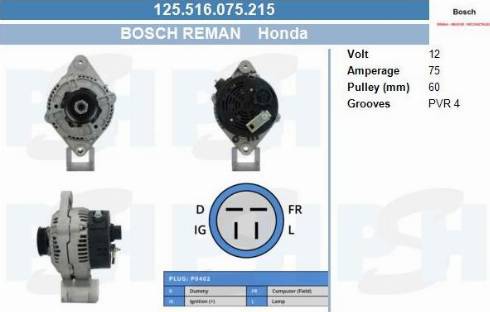 PSH 125.516.075.215 - Laturi inparts.fi