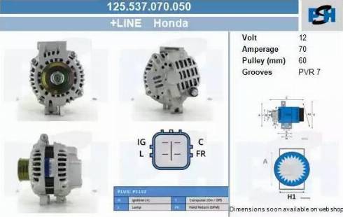 PSH 125.537.070.050 - Laturi inparts.fi