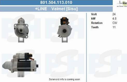 PSH 801.504.113.010 - Käynnistinmoottori inparts.fi