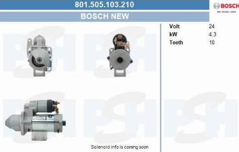 PSH 801.505.103.210 - Käynnistinmoottori inparts.fi