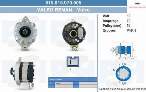 PSH 815.015.070.505 - Laturi inparts.fi