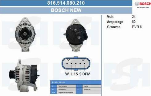 PSH 816.514.080.210 - Laturi inparts.fi