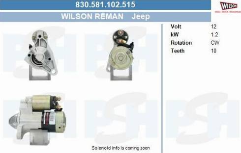PSH 830.581.102.515 - Käynnistinmoottori inparts.fi