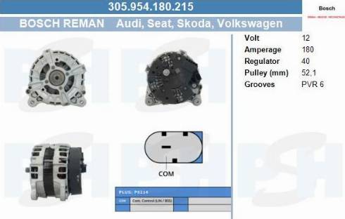 PSH 305.954.180.215 - Laturi inparts.fi