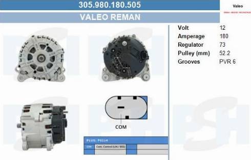 PSH 305.980.180.505 - Laturi inparts.fi