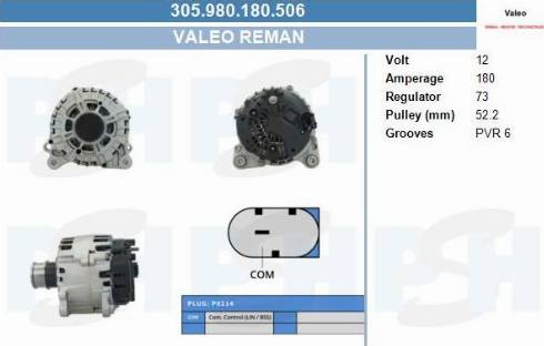 PSH 305.980.180.506 - Laturi inparts.fi