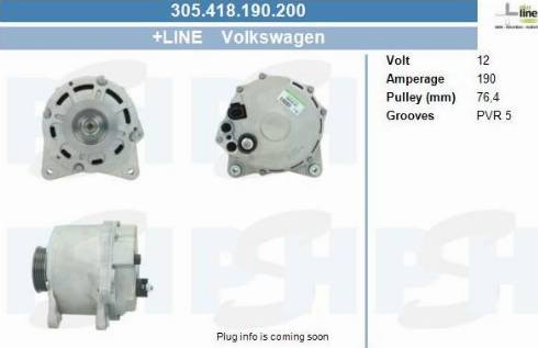 PSH 305.418.190.200 - Laturi inparts.fi