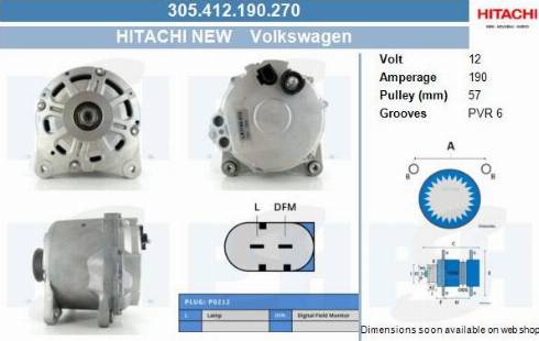 PSH 305.412.190.270 - Laturi inparts.fi