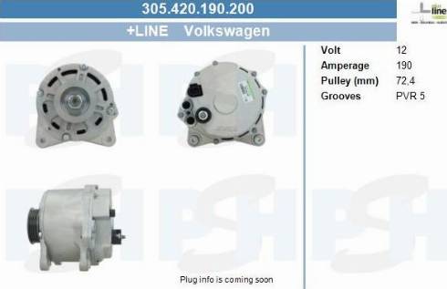 PSH 305.420.190.200 - Laturi inparts.fi