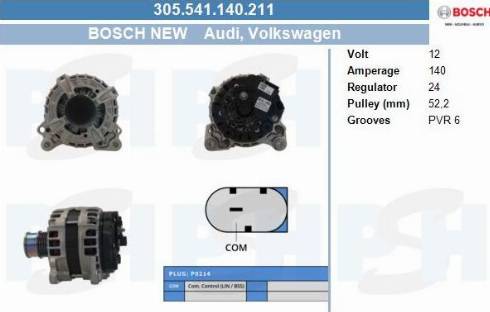 PSH 305.541.140.211 - Laturi inparts.fi