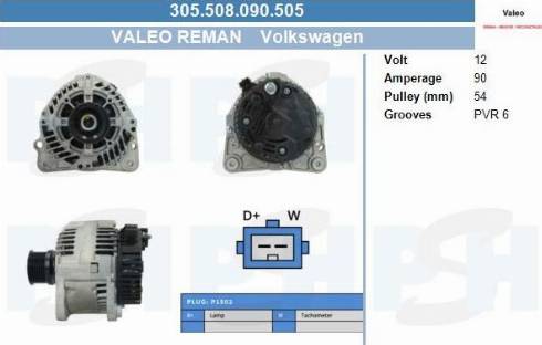 PSH 305.508.090.505 - Laturi inparts.fi