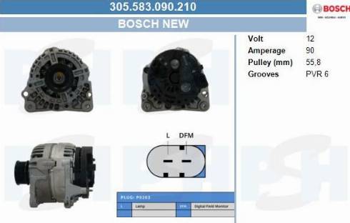 PSH 305.583.090.210 - Laturi inparts.fi