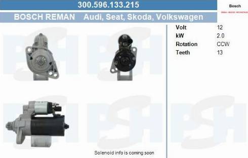 PSH 300.596.133.215 - Käynnistinmoottori inparts.fi