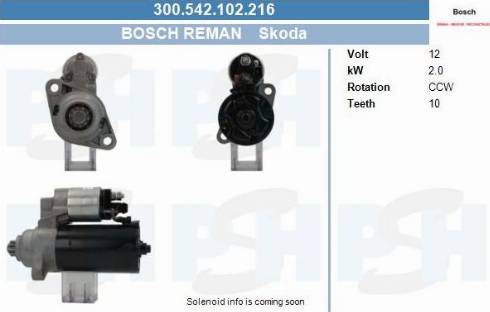 PSH 300.542.102.216 - Käynnistinmoottori inparts.fi