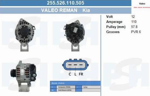 PSH 255.526.110.505 - Laturi inparts.fi