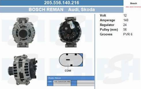 PSH 205.556.140.216 - Laturi inparts.fi