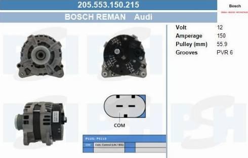 PSH 205.553.150.215 - Laturi inparts.fi