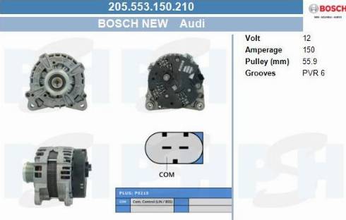 PSH 205.553.150.210 - Laturi inparts.fi